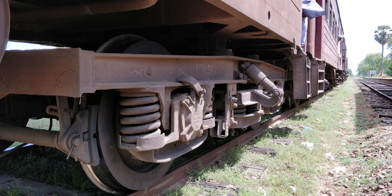 shunting yard, 4K, stationary, centerline, land, maradankadawala-habarana-thirukkondaiadimadu hwy, public transportation, railway, outdoors, rail transportation