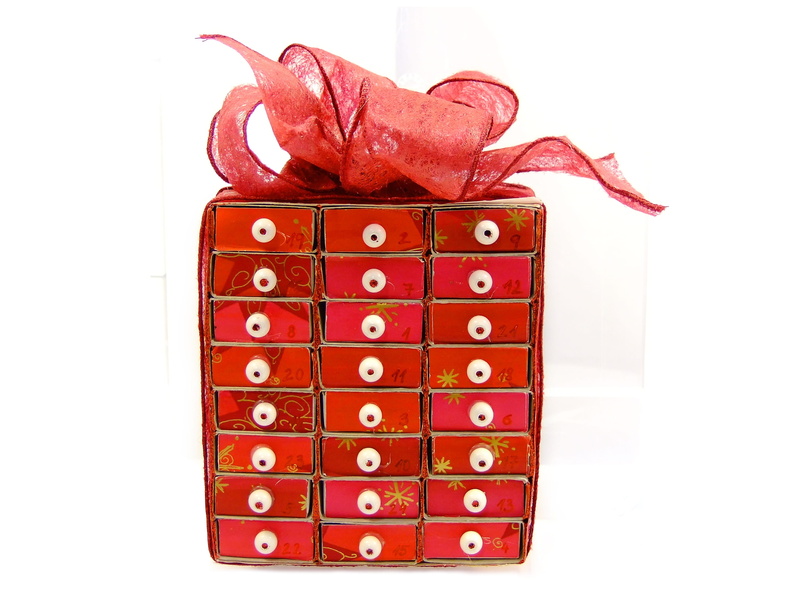 brown, number, advent calendar, white background, close-up, indoors, the gift of, decoration, day, container, emotion, advent, still life, arrangement