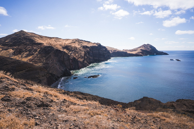 atlantic, desert, rock, ponta de são lourenço, zeiss, tranquility, landscape, caniçal, non-urban scene, rock - object, beauty in nature, portugal, outdoors
