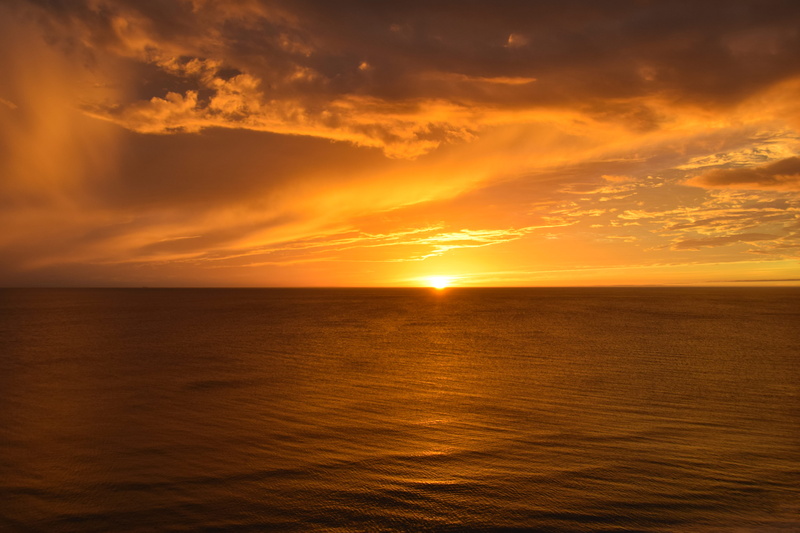 horizon over water, nature, beauty in nature, romantic sky, madeira beach, sun, horizon, sky, orange color, sunset, tranquility, beach, scenics - nature