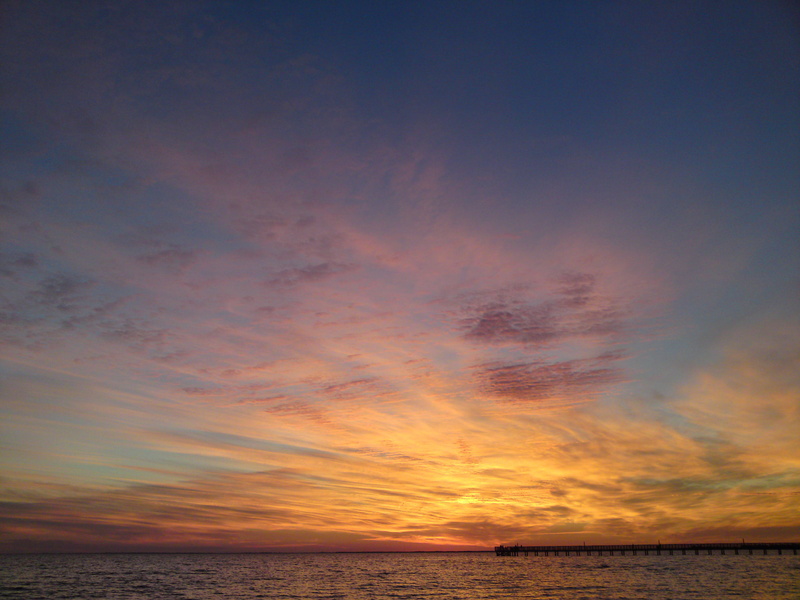 sky, tranquil scene, beauty in nature, 2K, sea, no people, land, water, nature, sunset, horizon over water, horizon, florida, sun, scenics - nature, usa