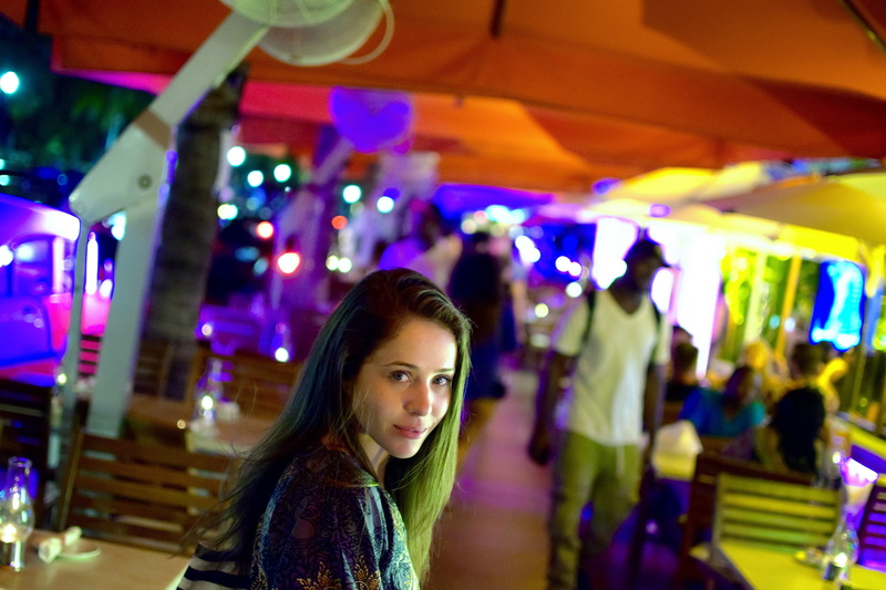 one person, teenager, nightlife, incidental people, night, indoors, illuminated, 5K, miami beach, portrait, arts culture and entertainment, leisure activity