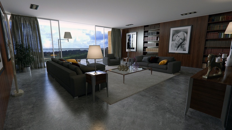 apartment, sofa, 1080P, home, cozy, luxury, living room, table, interior design, two, domestic Room, room, architecture, window, black, home interior