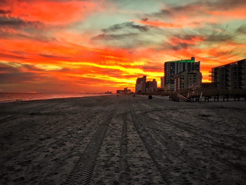 surface level, clouds, architecture, united states, north myrtle beach, building exterior, sea, ocean, nature, myrtle beach, city, cloud - sky, incidental people