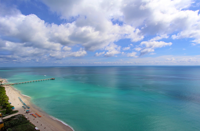 luxury, turquoise colored, sunny, beauty in nature, paradise, isles, land, sea, Sunny Isles Beach, 5K, horizon, non-urban scene, beach, ocean, outdoors