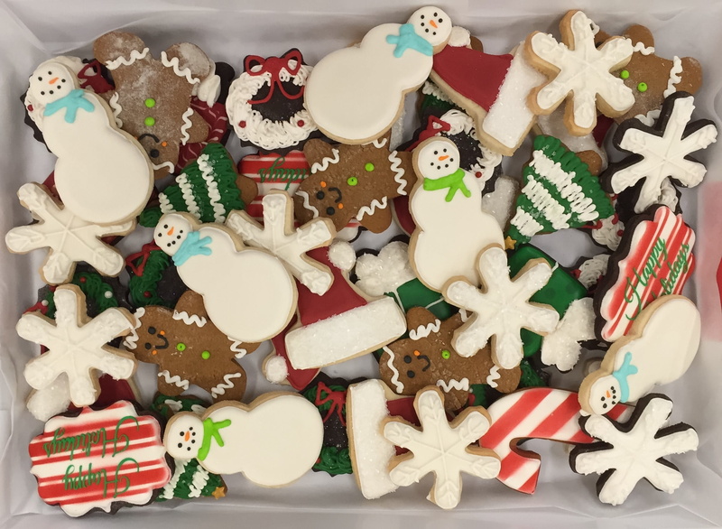 sugar, gingerbread cookie, representation, themed, snowflake, gift, dessert, cookie, decorated, xmas, Snowman, christmas present, food, christmas ornament