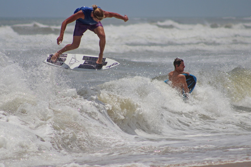 adventure, enjoyment, coastline, sea, outdoors, people, two people, 4K, carolina, splashing, beach, water, extreme sports, aquatic sport, sport, men, skimboard
