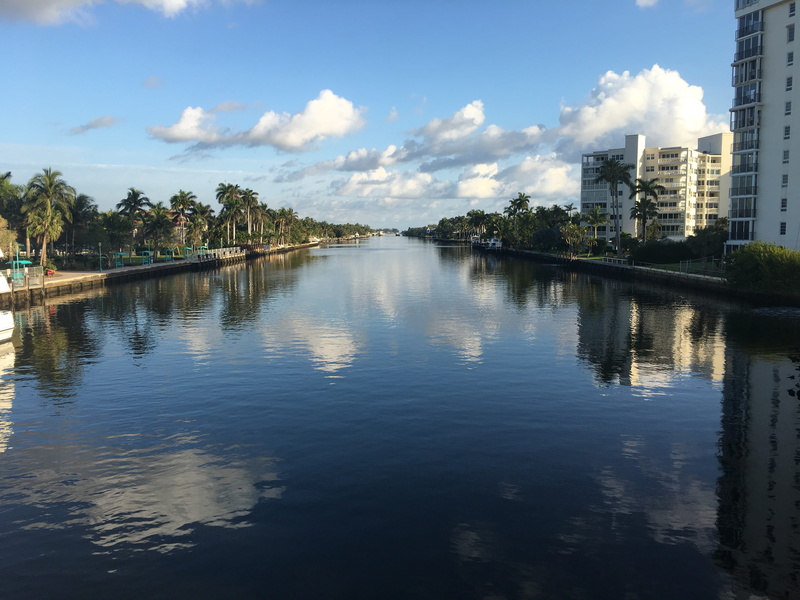 architecture, Waterway, Cloud, beauty in nature, delray beach, plant, nature, built structure, day, tree, reflection, water, no people, intracoastal waterway