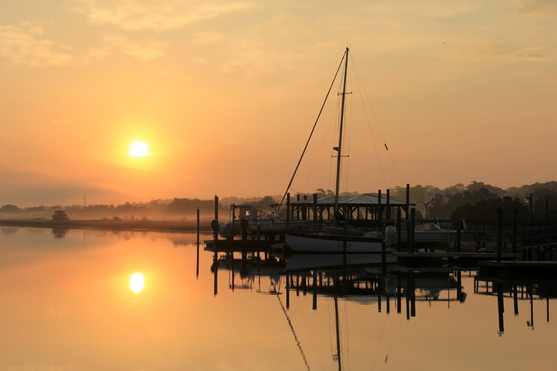 marina, sunrise, outdoors, cloud - sky, river, intracoastal, boat, bay, beauty in nature, nautical vessel, sailboat, architecture, sunset, transportation