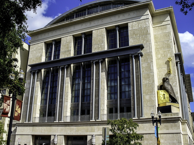 architecture And Buildings, main, Jacksonville Main Library, building Exterior, sky, nature, built Structure, sunlight, United States, house, library, outdoors