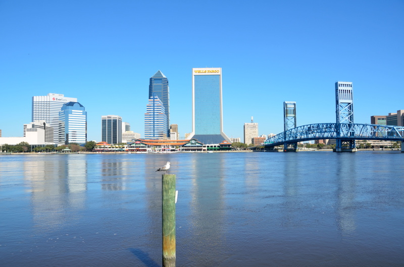 Florida, urban skyline, Skyline, architecture, travel destinations, connection, jacksonville, transportation, southern, tall - high, Jacksonville, buildings