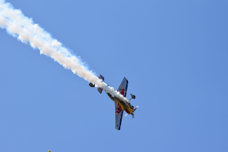 aerospace industry, clear sky, navy, mode of transportation, sky, 4K, day, fly, sunny, acrobatic, smoke, flying, outdoors, show, nature, plane, air vehicle