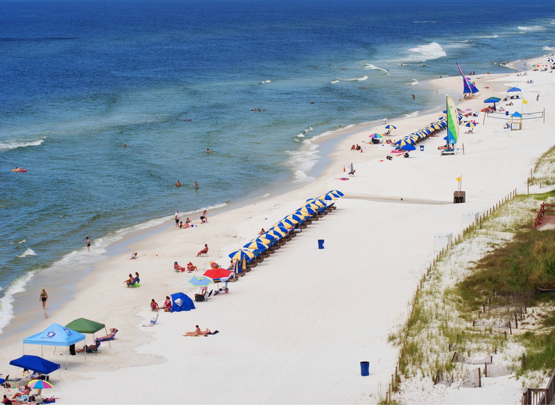 water, group of people, Florida, panama city, vacation, beach chair, resort, crowd, coastline, Panama City Beach, sand, day, land, incidental people, beach umbrella