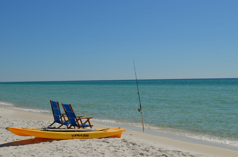 mode of transportation, blue, horizon over water, surf, day, outdoors, panama city beach, idyllic, 4K, horizon, Kayak, water, land, Beach, sea, beauty in nature
