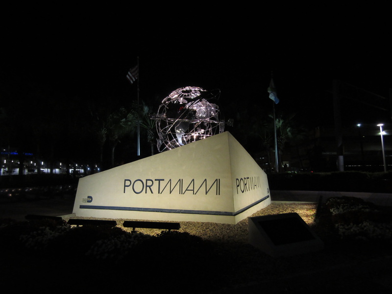 mystery, information, 5K, plant, city, outdoors, night, miami, text, tree, information sign, communication, warning sign, western script, dark, port miami