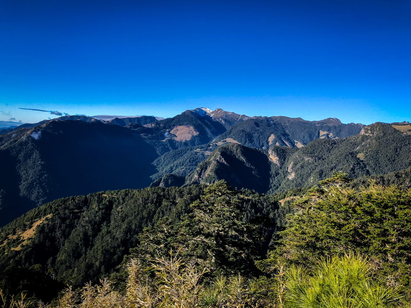 land, tranquil scene, blue, beauty in nature, outdoors, sky, growth, 4K, plant, no people, mountains, nature, day, taiwan, tree, non-urban scene, scenics - nature