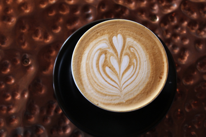 refreshment, hot drink, cup, mug, drink, bronze, coffee, coffee art, coffee cup, caffeine, directly above, frothy drink, cappuccino, tulsa, cirque coffee