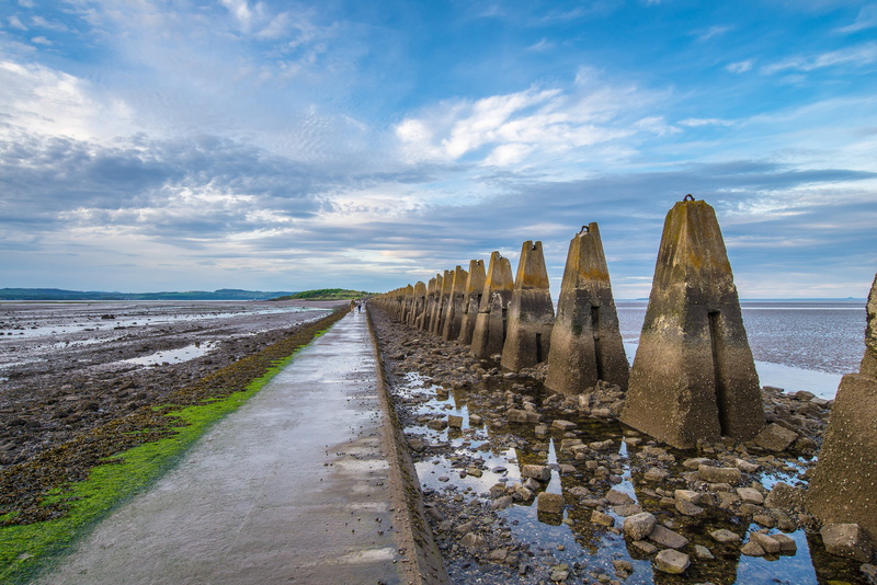 rocks, rock - Object, sky, reflections, photography, nature, Scotland, sea, pathway, landscape photography, 4K, Causeway, iceland, Cramond island, Firth of Forth