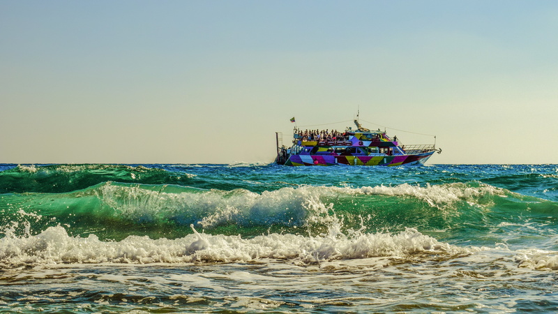 scenics - nature, beach, day, outdoors, horizon over water, sea, mode of transportation, summer, ship, fishing boat, nautical vessel, sky, land, cruise boat