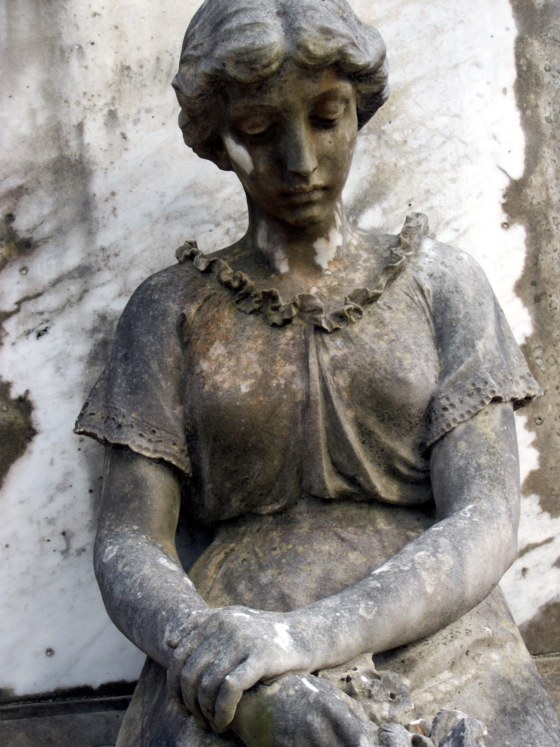 close-up, no people, statue, marble, the past, art and craft, representation, spirituality, male likeness, sculpture, old, southern, craft, history, live oak