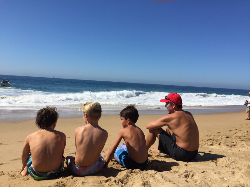 southern california, coast, sun, lifestyles, kids, sitting, sky, shirtless, ocean, nature, newport beach, 2160-2166 east ocean front, horizon, youth, child