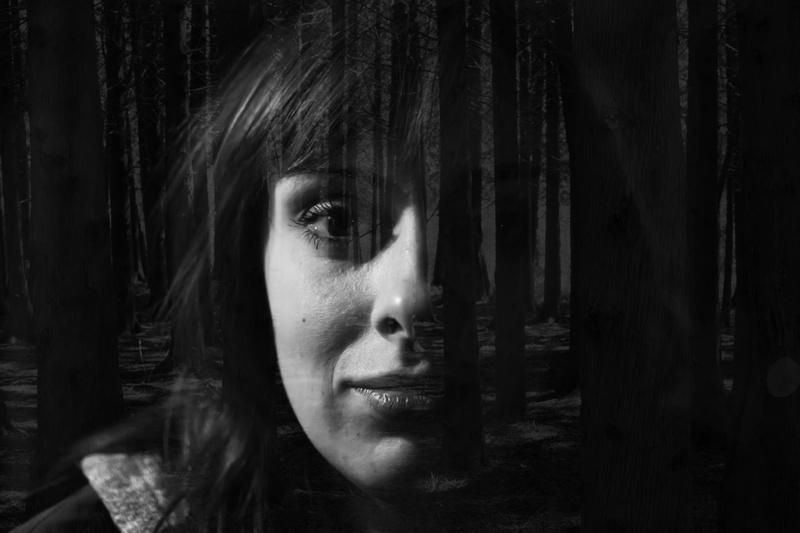 forest, woodland, beautiful woman, woods, lifestyles, close-up, real people, smile, front view, headshot, females, hairstyle, young adult, one person, 5K