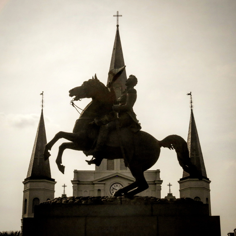 no people, nature, sculpture, 1080P, representation, southern, sky, statue, neworleans, built structure, new orleans, united states, place of worship
