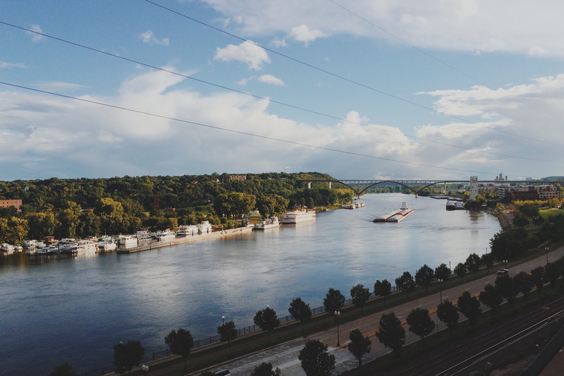 nature, water, st.paul, saint paul, built structure, transportation, cable, sky, outdoors, architecture, united states, cloud - sky, connection, tree, scenics - nature
