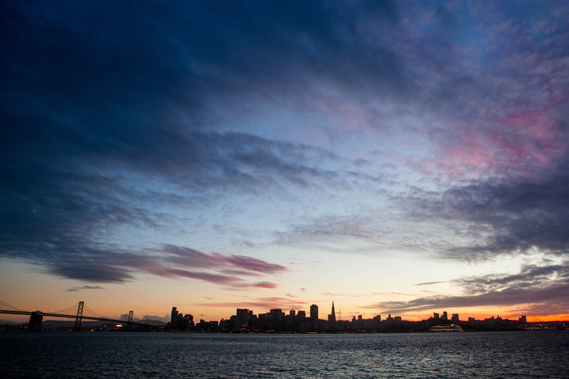 buildings, usa, nature, urban skyline, sea, built structure, water, sunset, cityscape, landscape, bay area, bay, building exterior, urban, skyscraper, united states