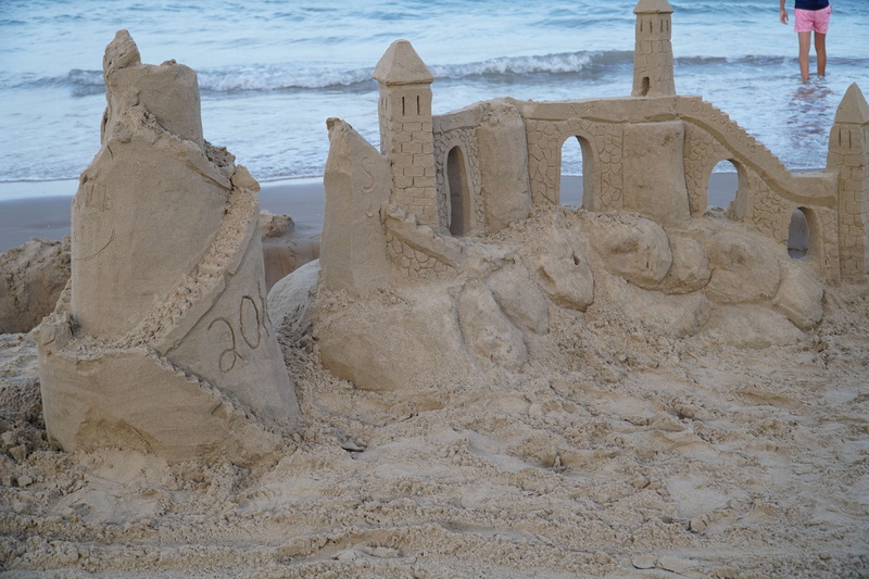 beauty in nature, day, horizon over water, beach, tourism, no people, south padre island, sandcastle, nature, sea, 4K, non-urban scene, scenics - nature