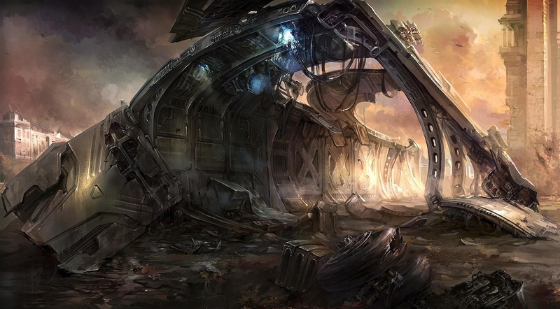 the past, uFO, wreck, city, train, sky, dirty, abandoned, digital composite, architecture, destruction, arts culture and entertainment, old, technology