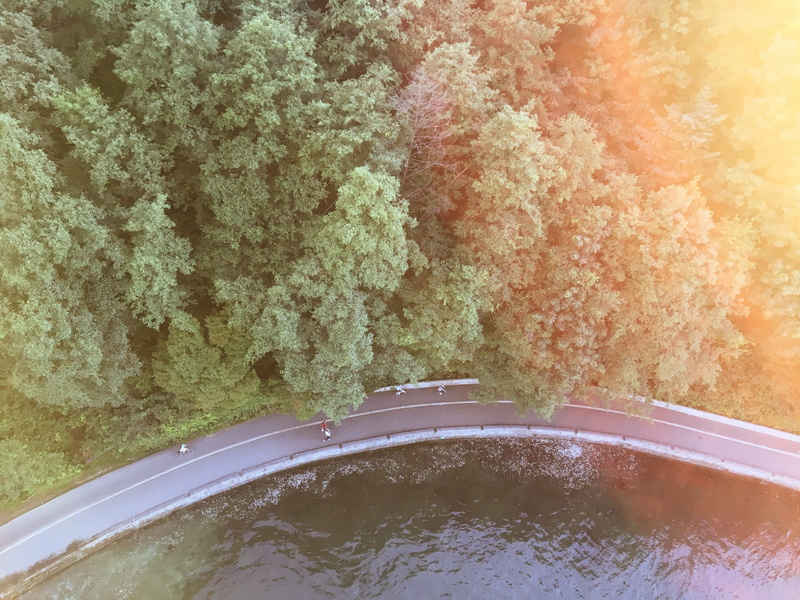 bend, growth, water, green color, reflection, body, adventure, no people, explore, lake, canada, sunlight, beauty in nature, aerial, transportation, photography