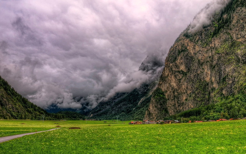 mountains, tourism, famous Place, scenics - nature, land, nature, asia, green, non-urban scene, from below, day, mountain, beauty In Nature, cultures, rural Scene