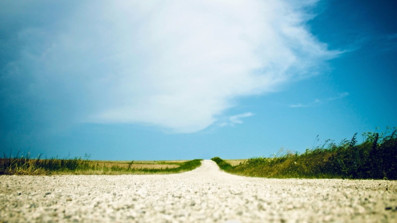 sky, cloud - Sky, pasture, blue, season, non-Urban Scene, no People, landscaped, tranquility, white, copy Space, structure, beauty In Nature, springtime
