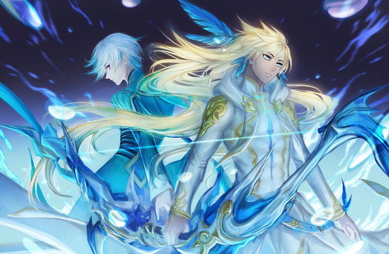 representation, close-up, Sorey (Zestiria), animal wildlife, transparent, art and craft, multi colored, motion, 1080P, Tales Of, blue, abstract, night