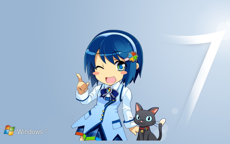 os tan, madobe, nanami, microsoft, windows, animal, 720P, cat