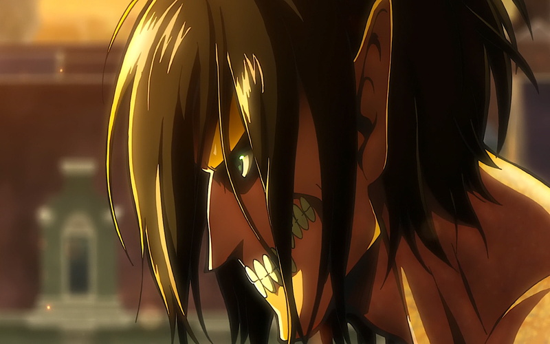 indoors, day, Anime, standing, yellow, no people, 1080P, connection, retro styled, communication, technology, Attack On Titan, focus on foreground, arts culture and entertainment