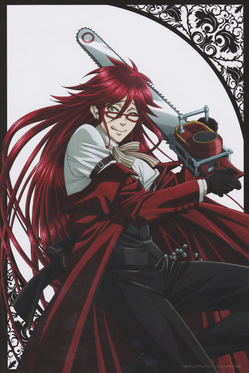 4K, Kuroshitsuji, Sutcliff Grell, Black Butler