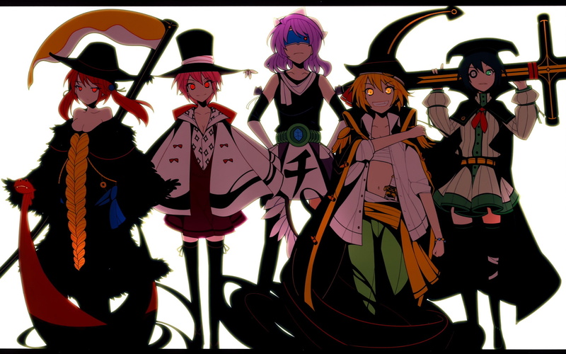 red, redheads, touhou, thigh, short, marisa, sailors, video, green, scythe, eyes, navel, kirisame, games, anime, highs, weapons, hair, yellow, twintails