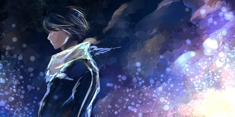 women, Anime, young women, young adult, holding, nature, leisure activity, side view, Yato (Noragami), digital composite, standing, night, lifestyles, Noragami