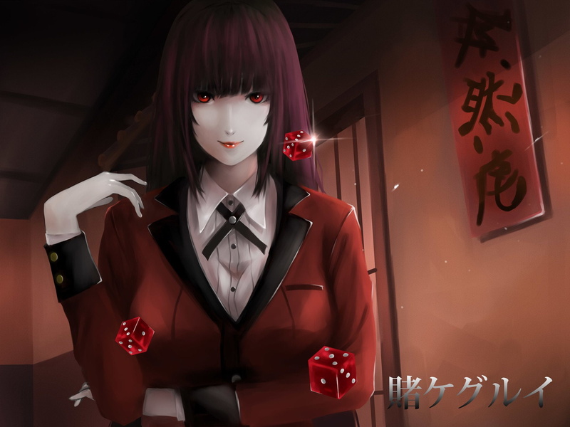 Kakegurui, Anime, 1080P, Yumeko Jabami
