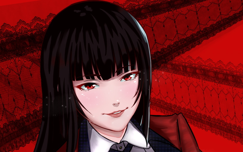Kakegurui, Yumeko Jabami, Anime, 1080P