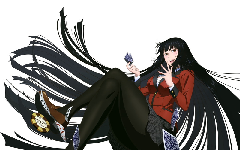 Kakegurui, 1080P, Anime, Yumeko Jabami