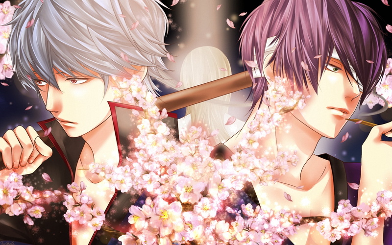 for sale, two, flower, representation, wearing, female likeness, shopping, character, smoke, plant, yoshida shouyou, black, bandages, pink color