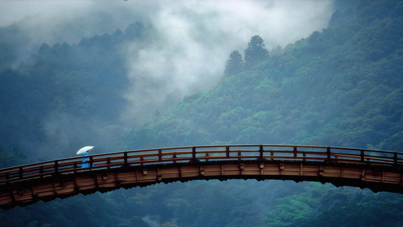 japan, yamaguchi, 1080P, landscapes, prefecture, bridge, kintai