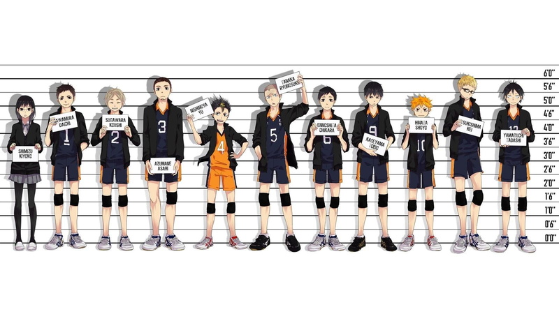 group of people, indoors, 720P, front view, teenage boys, white background, large group of people, haikyu, full length, side by side, real people, architecture