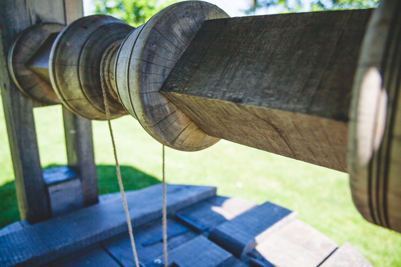 architecture, sunlight, united states, carved, sun, no people, fence, grain, wood - material, rope, day, wheel, wood, sky, land, metal, close-up, outdoors