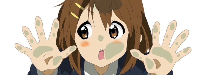 design, art and craft, Yui, K ON, Hirasawa, panoramic, white background, decoration, creativity, floral pattern, celebration, human representation, no people