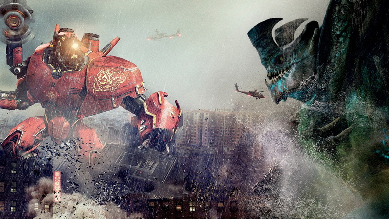 1080P, Robot, Rim, Clash, illustration, godzilla, Pacific, robots