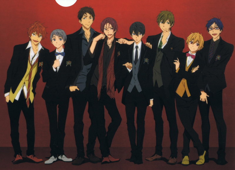 makoto, mikoshiba, (free!), nanase, tachibana, 4K, yamazaki, sosuke, haruka, momotaro, free